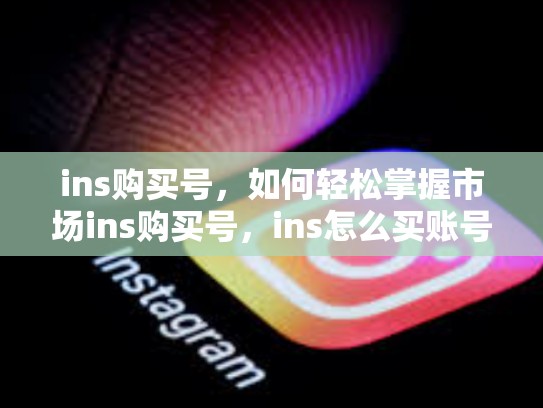 ins购买号,如何轻松掌握市场ins购买号,ins怎么买账号