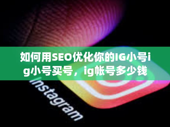 如何用SEO优化你的IG小号ig小号买号，ig帐号多少钱