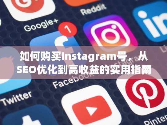 如何购买Instagram号，从SEO优化到高收益的实用指南买instagram 号