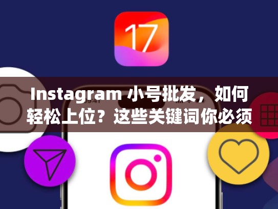 Instagram 小号批发,如何轻松上位?这些关键词你必须知道!instagram小号批发