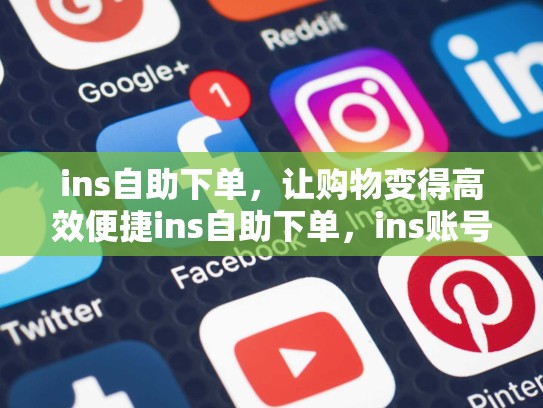 ins自助下单，让购物变得高效便捷ins自助下单，ins账号2元自动发货