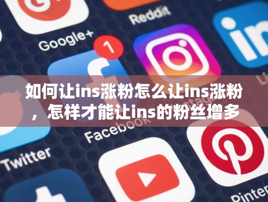 如何让ins涨粉怎么让ins涨粉，怎样才能让ins的粉丝增多