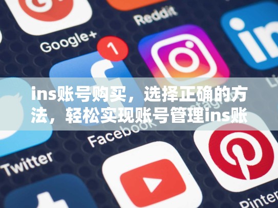 ins账号购买，选择正确的方法，轻松实现账号管理ins账号购买，ins账户购买