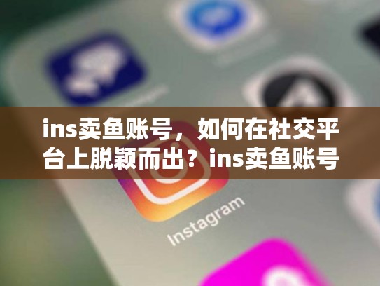 ins卖鱼账号，如何在社交平台上脱颖而出？ins卖鱼账号，买卖ins账号