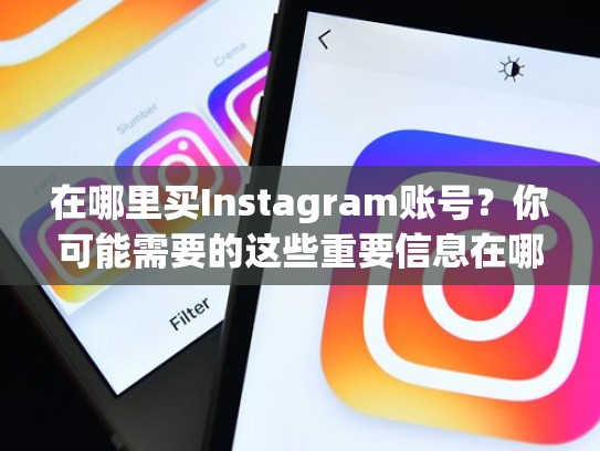 在哪里买Instagram账号？你可能需要的这些重要信息在哪买instagram账号