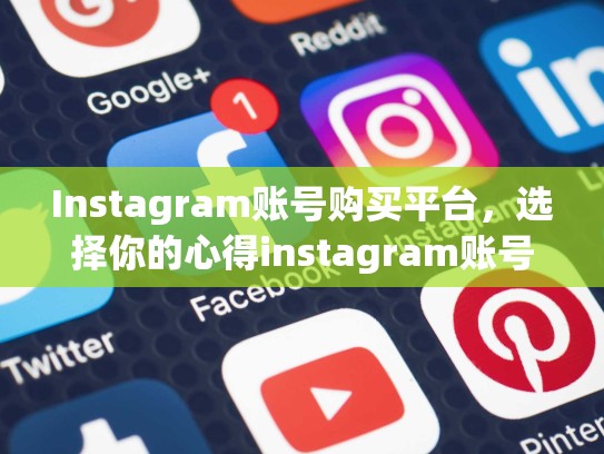 Instagram账号购买平台，选择你的心得instagram账号购买平台