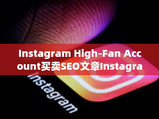 Instagram High-Fan Account买卖SEO文章Instagram高粉丝账号买卖