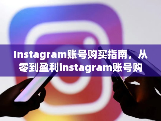Instagram账号购买指南，从零到盈利instagram账号购买