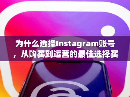 为什么选择Instagram账号，从购买到运营的最佳选择买的instagram账号是什么