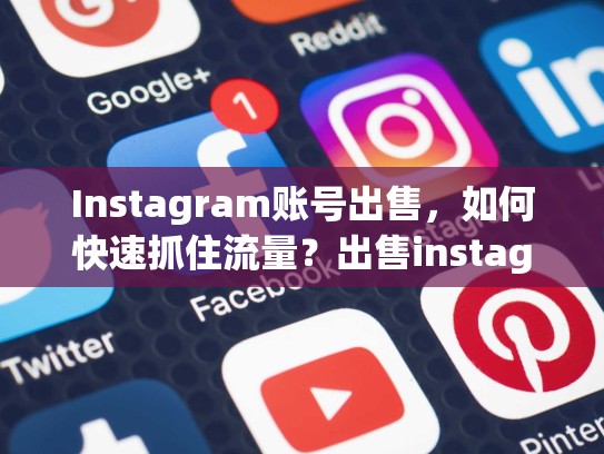 Instagram账号出售，如何快速抓住流量？出售instagram账号
