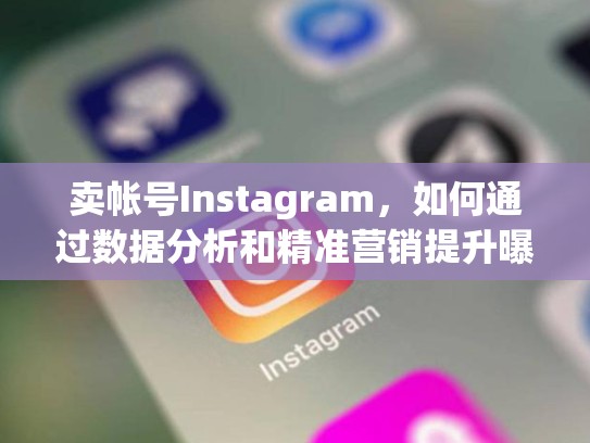 卖帐号Instagram，如何通过数据分析和精准营销提升曝光率卖帐号instagram