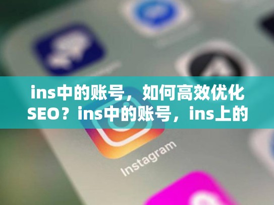 ins中的账号，如何高效优化SEO？ins中的账号，ins上的账号