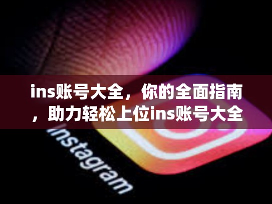 ins账号大全,你的全面指南,助力轻松上位ins账号大全,ins账号rh_ab