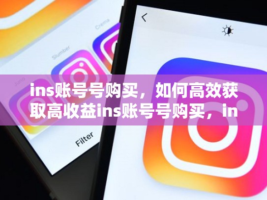 ins账号号购买,如何高效获取高收益ins账号号购买,ins账号能买吗