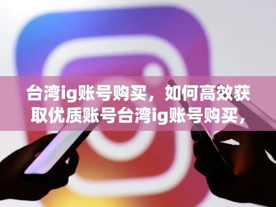 台湾ig账号购买，如何高效获取优质账号台湾ig账号购买，台湾ig账号购买流程